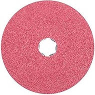 PFERD 40698 Combiclick Fibre Disc, Ceramic Oxide CO, 4-1/2" Diameter, 13300 rpm, 36 Grit (Pack of 25