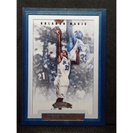 Fleer Showcase Grant Hill Row 3 Framed