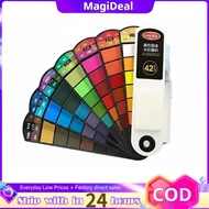 magideal Watercolor Paint Set Fan-Shaped Portable Opaque Student Art
