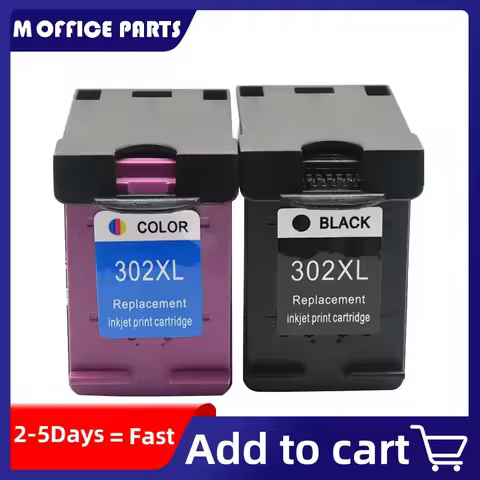 remanufactured 302XL Replacement for HP 302 HP302 XL Ink Cartridge for Deskjet 1110 1111 1112 2130 2
