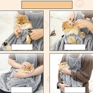【JJL】-Cat Carrier Apron with Holes Outdoor Travel Small Cat Dogs Hanging Chest Bag Sleeping Pocket W