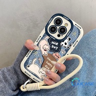 For iPhone 16 16Pro 16Plus 11 12mini 13Pro Max 14Plus 15Pro XR XS Max 7 8 Plus SE2020 Cartoon Phone 