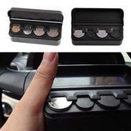 4 Slots Car Coin Change Holder (Holds 10c, 20c, 50c, $1) (Great For Grab, Gojek, Taxi, Private Hire 