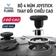 [Genuine] Flydigi Set of 4 height-changing Joystick Knobs for Flydigi Vader 3/4 - Apex 3/4 - Direwol