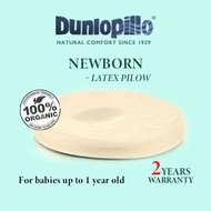 Natural Latex NEWBORN BABY Pillow - Superior Neck Support, Hypo-Allergenic, Anti-Microbial, Anti-Dustmite