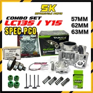 COMBO Y15 LC135 BLOCK RACING 57MM 62MM 63MM TAIKOM KZR SPEC PCO LC 4S Y15ZR CAM PCO
