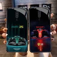 DF-74 FI Team TPU HD Glass Casing for OPPO A5 A9 F11 A9X Reno 2F 2Z Pro