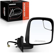 A-Premium Passenger Side Power Door Mirror - Compatible with Nissan NV200 2013-2021 - Heated Manual 