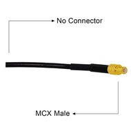 MCX Male Straight RG174 Pigtail Cable 10cm/15cm/20cm/30cm/50cm/100cm Long For Wifi Antenna Adapter