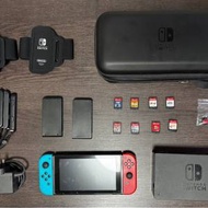 初代 Nintendo switch 1 主機 包8隻遊戲+128gb卡