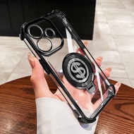 YBD Casing For OPPO A5i A5 Pro A5X A58 A3X A60 A3 NFC A40 A40M 4G 5G Currency Hat Bear Bracket Slim 