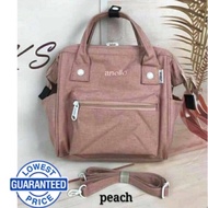 ♔cod Korean stely sling bag  backpack anello bag medium size❤