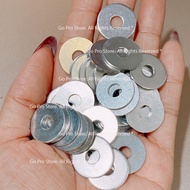 Combo of 05 Stainless Steel 304 Temple Feathers Size 6 Li (M6) for Motorcycle HT9081