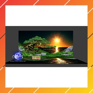 3d painting. stickers for aquariums, arowana fish tanks (back painting)