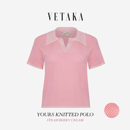 VETAKA YOURS Knitted polo (เสื้อโปโลไหมพรม ทอลาย)