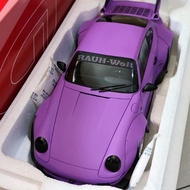 GT Spirit 18 Porsche 993 RAUH Welt Begriff Rattan Purple Doff Akira Nakai Toy Car