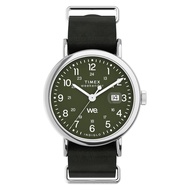 [TIMEX] Unisex Watch Timex Weekender TW2W87000 Quartz 5 ATM Water Resistant Mineral Glass Green Dial