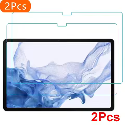 2Pcs Screen Protector for Samsung Galaxy Tab S7 Plus S7 FE Tempered Glass for Samsung Galaxy Tab S8 