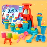 MESIN KIDZONAA - MS FLURRY ICE CREAM MAGIC SAND MACHINE COME ON, MAKE YOUR ICE CREAM CREATION (49-14