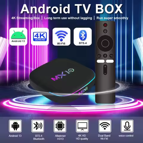 Low Price Factory Warehouse Android 13 MX10 Z4 2GB 16GB Smart TV Box with Dual band WiFi Ethernet In