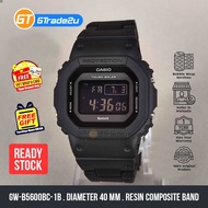 Original G Shock Men GW-B5600BC-1B Digital Petak Bluetooth Black Out Watch Black [READY STOCK]
