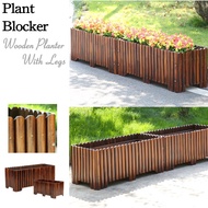 ⭐Plant Blocker with Stand⭐ Outdoor Wooden Plant Rack/ Garden Planter Box/ Elevated Planter Box Wooden Garden Plant Box