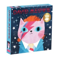 David Meowie Music Cats 100 Piece Puzzle from Mudpuppy - Introduce a Music Legend with This Jigsaw P