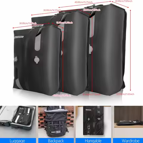40CM 45CM 55CM Vacuum Compression Bag Travel Luggage Clothing Storage Bag Waterproof Air Bag Portabl