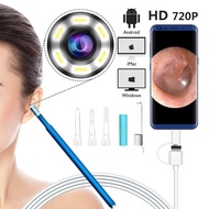 3In1 5.5mm USB Endoscope Camera Earpick Otoscope For Cellphone PC - Blue