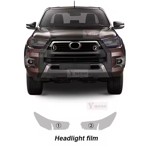 For TOYOTA HILUX INVINCIBLE SOFORT V 2021-24 Car Protection Film Headlight Mirror Film TPU Clear Ant