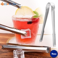 HS 12.5*1.7CM Stainless Steel Non-slip Ice Cube Clip/ Multipurpose Salad Bread Food Buffet Service C