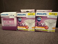 ［$50/3個］Philips LED MR16 5.5W GU5.3 燈膽 warm white