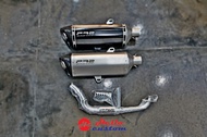 ท่อแต่ง PR2 พร้อมคอเลส 304 Yamaha New Nmax2020