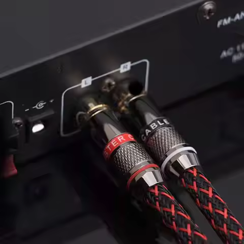 Canare RCA audio cable speaker Home Audio Video Interconnect Cables Stereo 4N OFC Male to Male For A