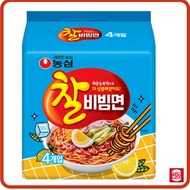 [Nongshim]  Bibimmyeon Cold Spicy Noodle Ramen 520g(130g x 4)