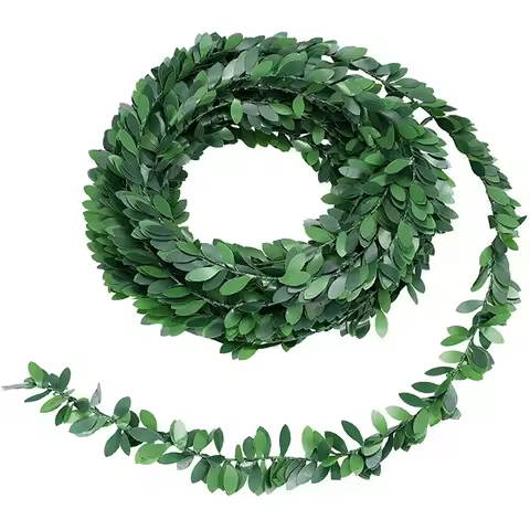 Artificial Ivy Leaf Wreath 7.5Meter Plant Vines Fake Leaf Home Decor Wedding Christmas Indoor Outdoo