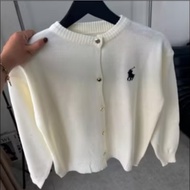 Cardigan horse/POLO women's top / cardigan gold kancin cardigan with active front