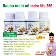 INCHA Life 369 Sacha Inchi Oil 550mg Vit A & Omeiga 369 Pure Sacha inchi (Halal)