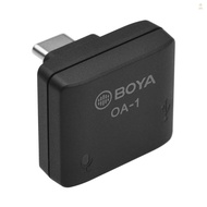 BOYA  OA-1  Mini Audio Adapter with 3.5mm TRS Microphone Port Type-C Charging Port Replacement for DJI OSMO Action