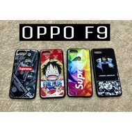 Oppo F9 Shinning Back Case Cartoon Brand Design Back Case Cover