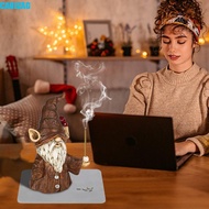 CABEZAG Gnome Incense Holder, Resin Cone Incense Cone Burner, Handicraft Unique Portable Creative Re