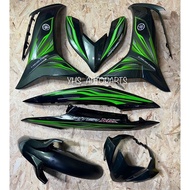 Coverset LC135 V8 LCV8 Army Green & White Bk Cover Jupiter MX Aurora Stripe Custom