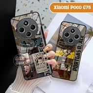 One Piece Case - Softcase poco C75 - Xiaomi Glass Case poco C75 - Casing poco C75 - Silicone poco C7