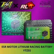 ESR MOTOR LITHIUM RACING BATTERY/BATERI YTZ5S ORIGINAL ESR 100%
