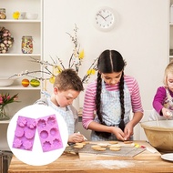 SA Flexible Silicone Flower Shape Cake Soap Molds 6 Designs Nonstick Heat Resistant Baking Tool For 