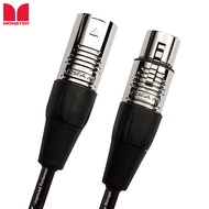 Monster® CLAS-M-30 สายไมค์ สาย XLR ยาว 30 ฟุต (9 เมตร) หัว XLR ทั้งสองด้าน (Classic Microphone Cable