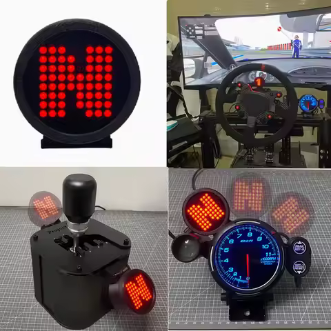 Simulated Racing Dashboard Gear Lights Display Instrument Steering Wheel For Shenli Kesha Dust Horiz