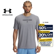 Under Armour Men's Curry Playable T-Shirt - GRAY (035)