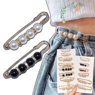 14Pcs Korean Pearl Waist Brooch Set Fashion Corsage Pins for Women