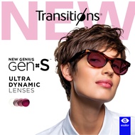 เลนส์สั่งทำ Essilor Transition NEW GENS เลนส์ออกแดดเปลี่ยนสีออโต้ กันแสงสีฟ้าจอมือถือรุ่นใหม่ล่าสุด 